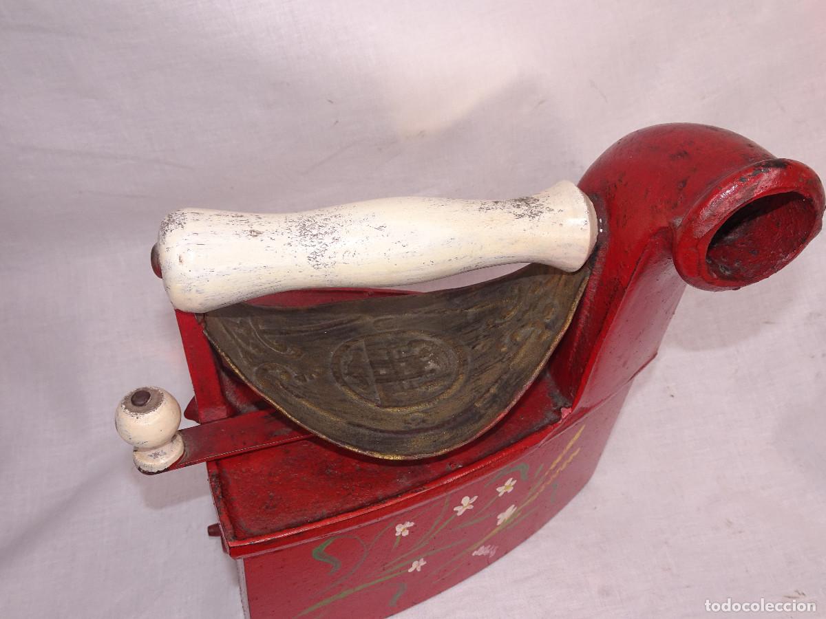 Antig&uuml;edades: Plancha de chimenea antigua,decorada.Mondradon. - Foto 7