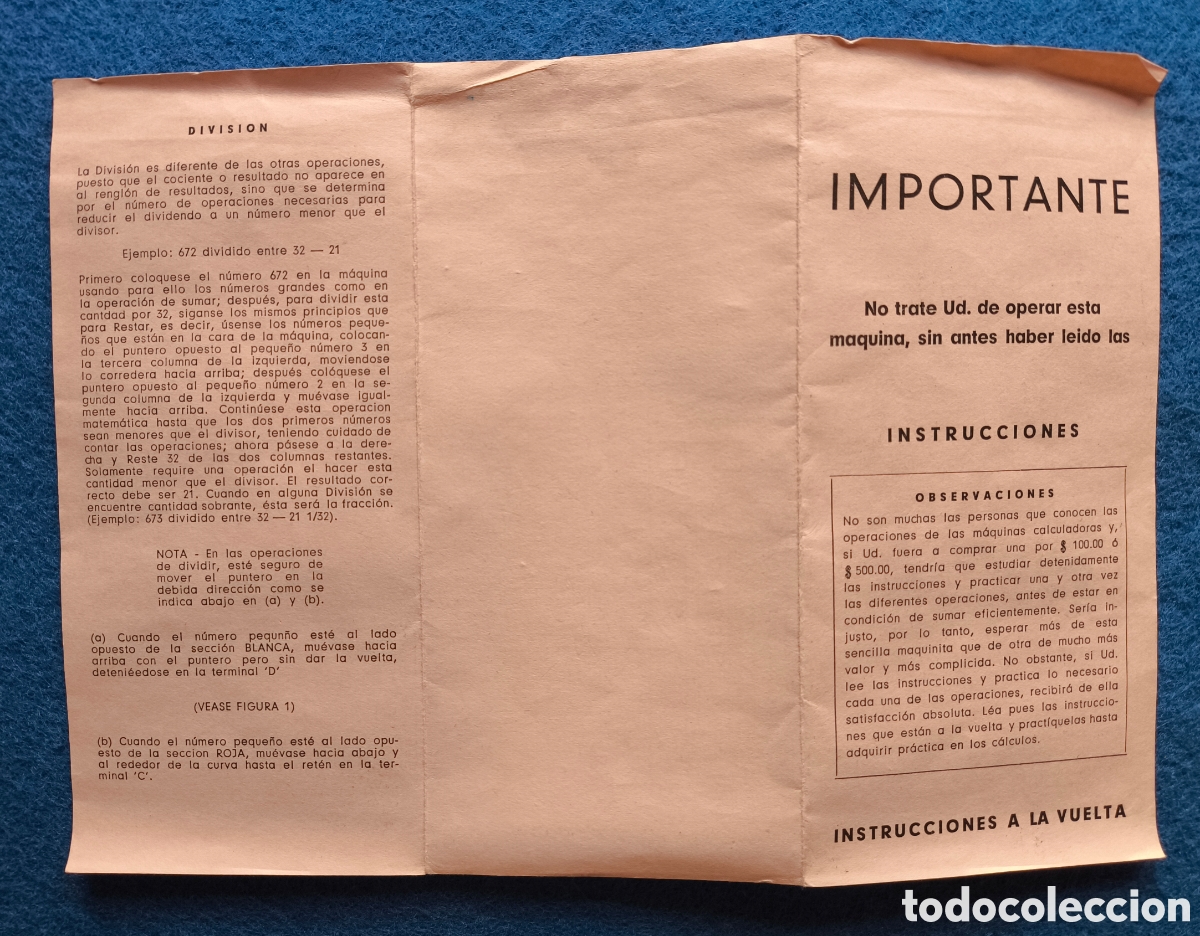 Antig&uuml;edades: CALCULADORA MANUAL WIZARD C. 1960 - Foto 9