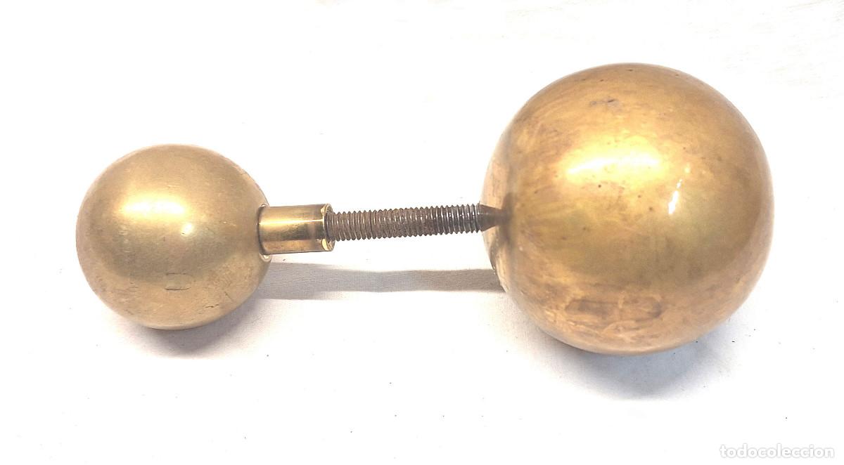 Antig&uuml;edades: Pomo Tirador Puerta Bronce Macizo - Foto 1