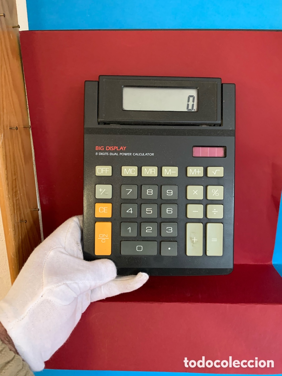 Antig&uuml;edades: CALCULADORA BIG DISPLAY CARGA SOLAR - Foto 3