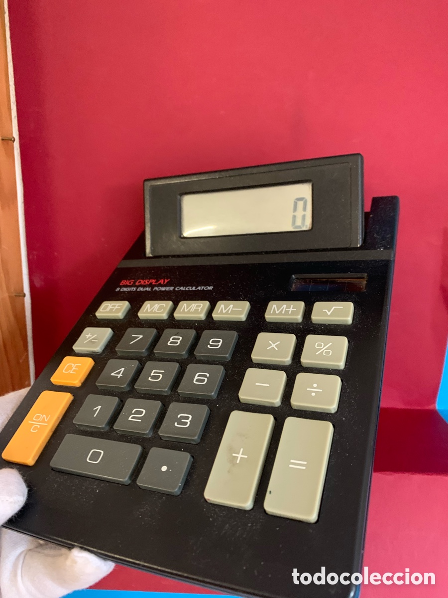 Antig&uuml;edades: CALCULADORA BIG DISPLAY CARGA SOLAR - Foto 6