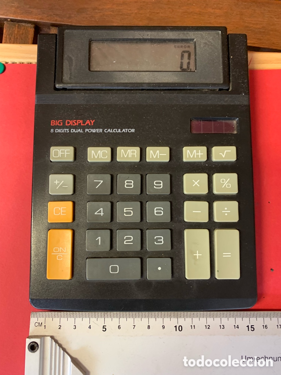 Antig&uuml;edades: CALCULADORA BIG DISPLAY CARGA SOLAR - Foto 10