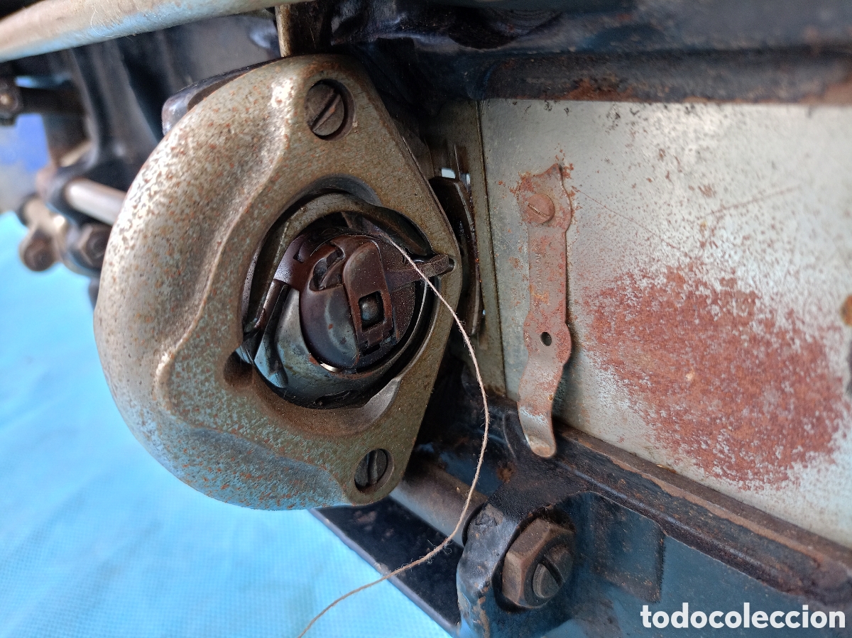 Antig&uuml;edades: ANTIGUA M&Aacute;QUINA DE COSER SINGER - Foto 4