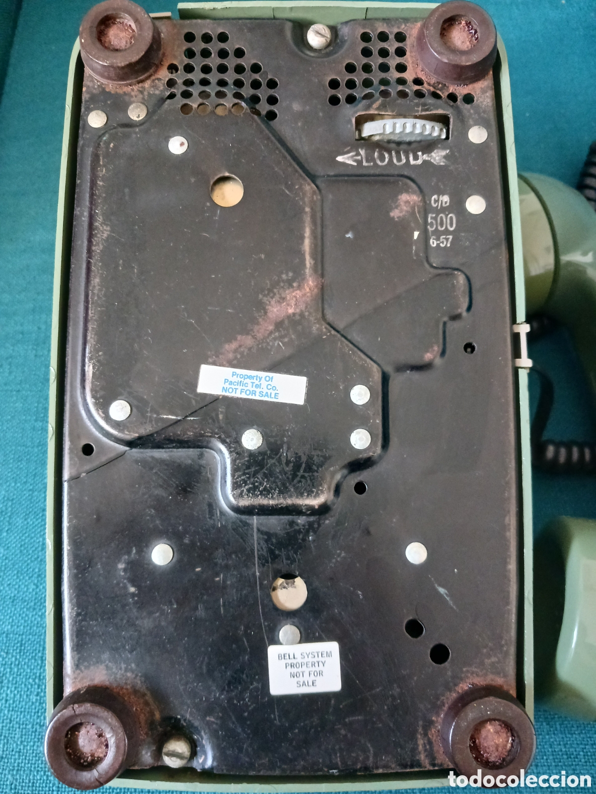 Tel&eacute;fonos: Telefono giratorio antiguo Bell - Foto 4