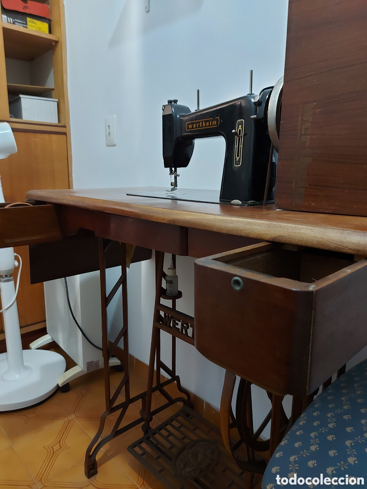 Antig&uuml;edades: M&aacute;quina coser Wertheim - Foto 3