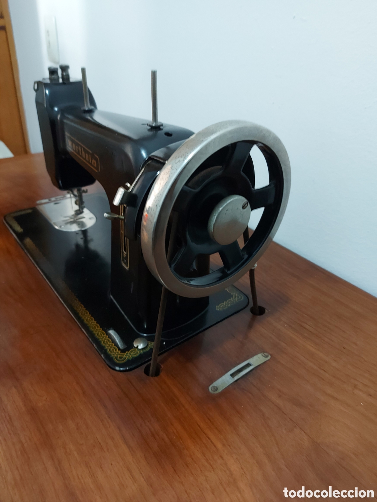 Antig&uuml;edades: M&aacute;quina coser Wertheim - Foto 5