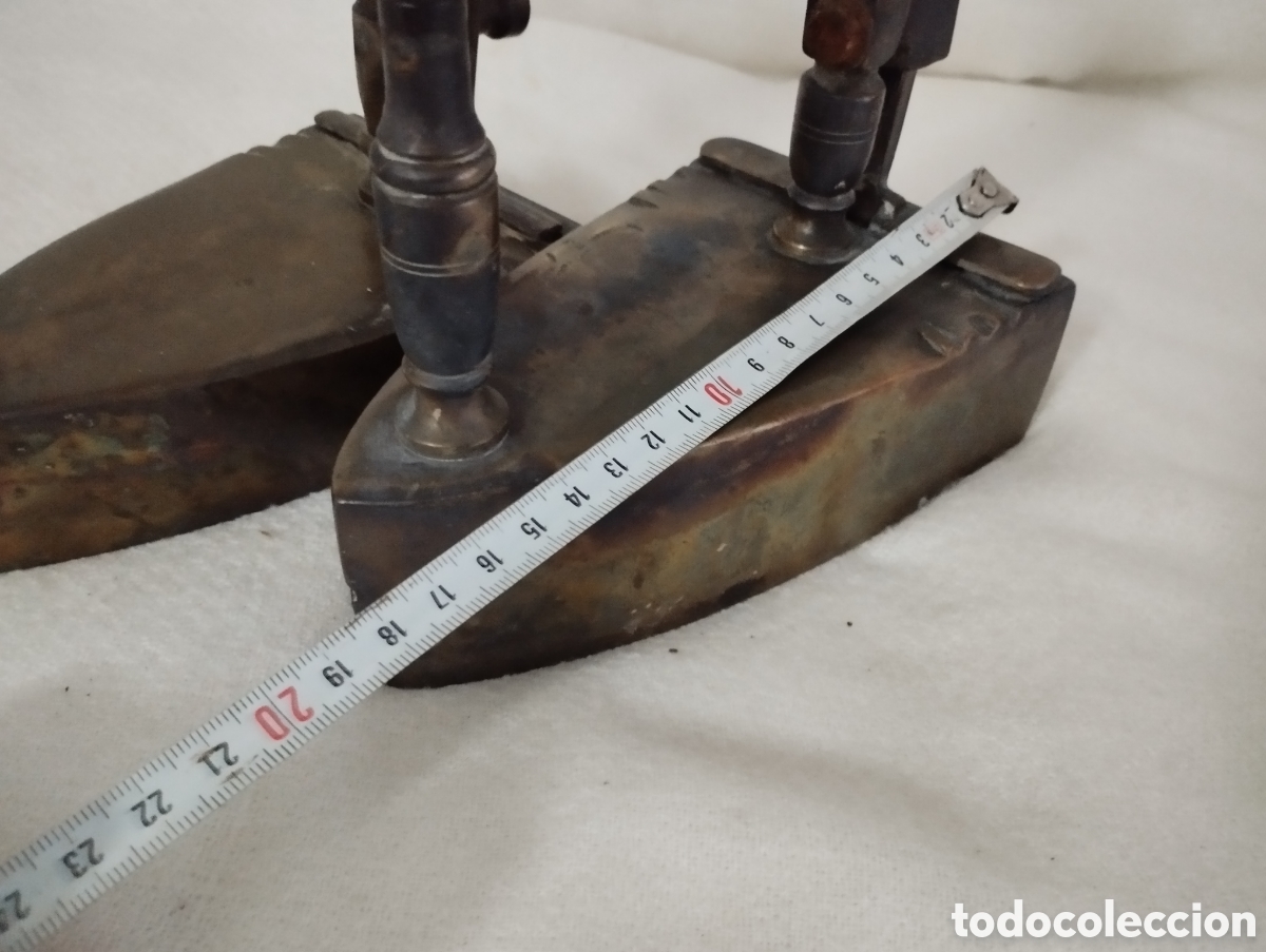 Antig&uuml;edades: Dos Planchas de Bronce. - Foto 5