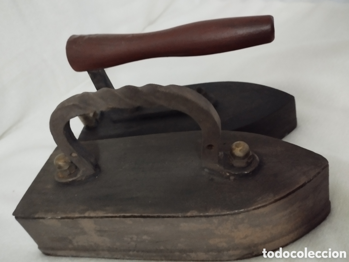 Antig&uuml;edades: Dos Antiguas Planchas de hierro. - Foto 2
