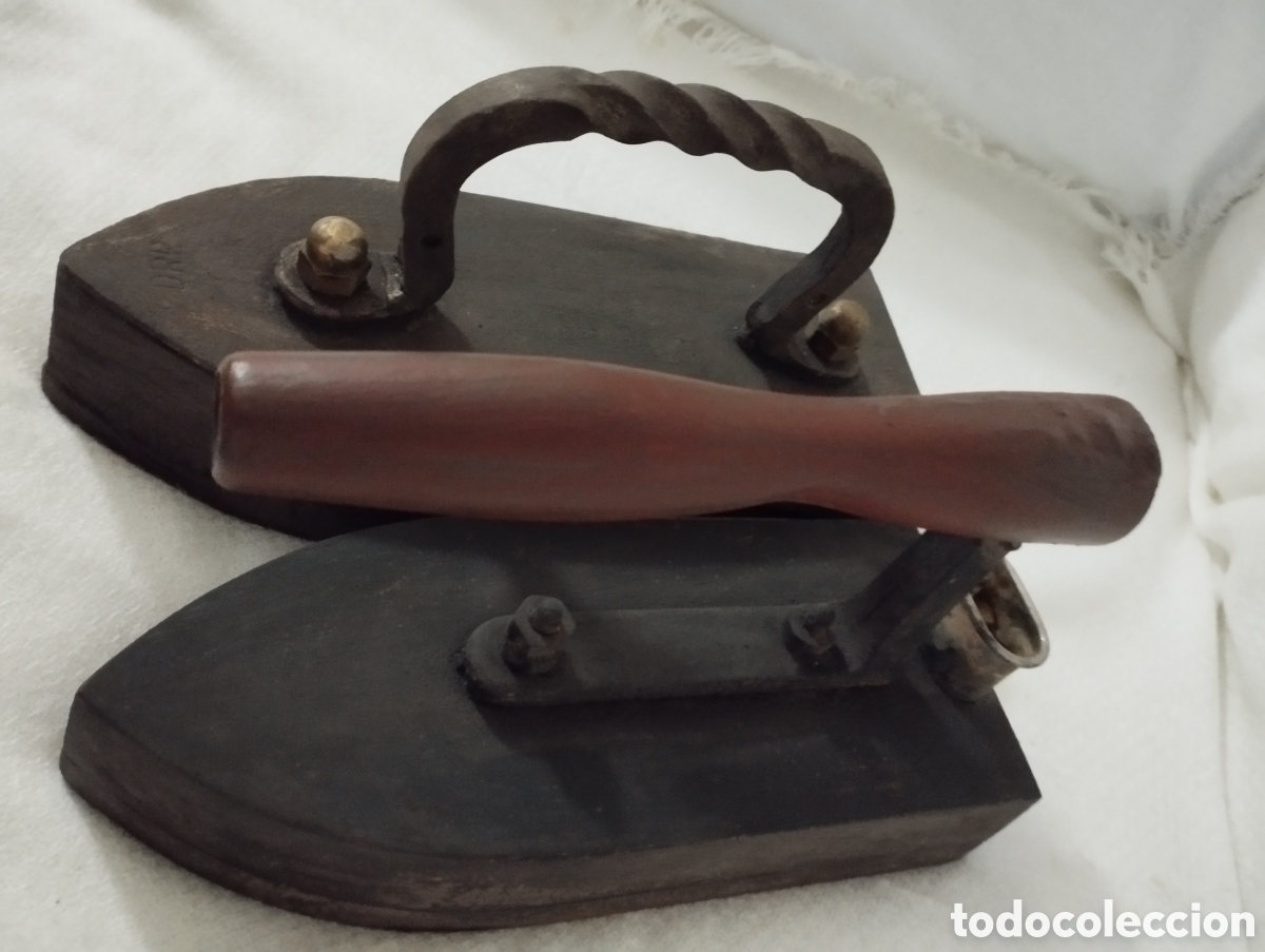 Antig&uuml;edades: Dos Antiguas Planchas de hierro. - Foto 4