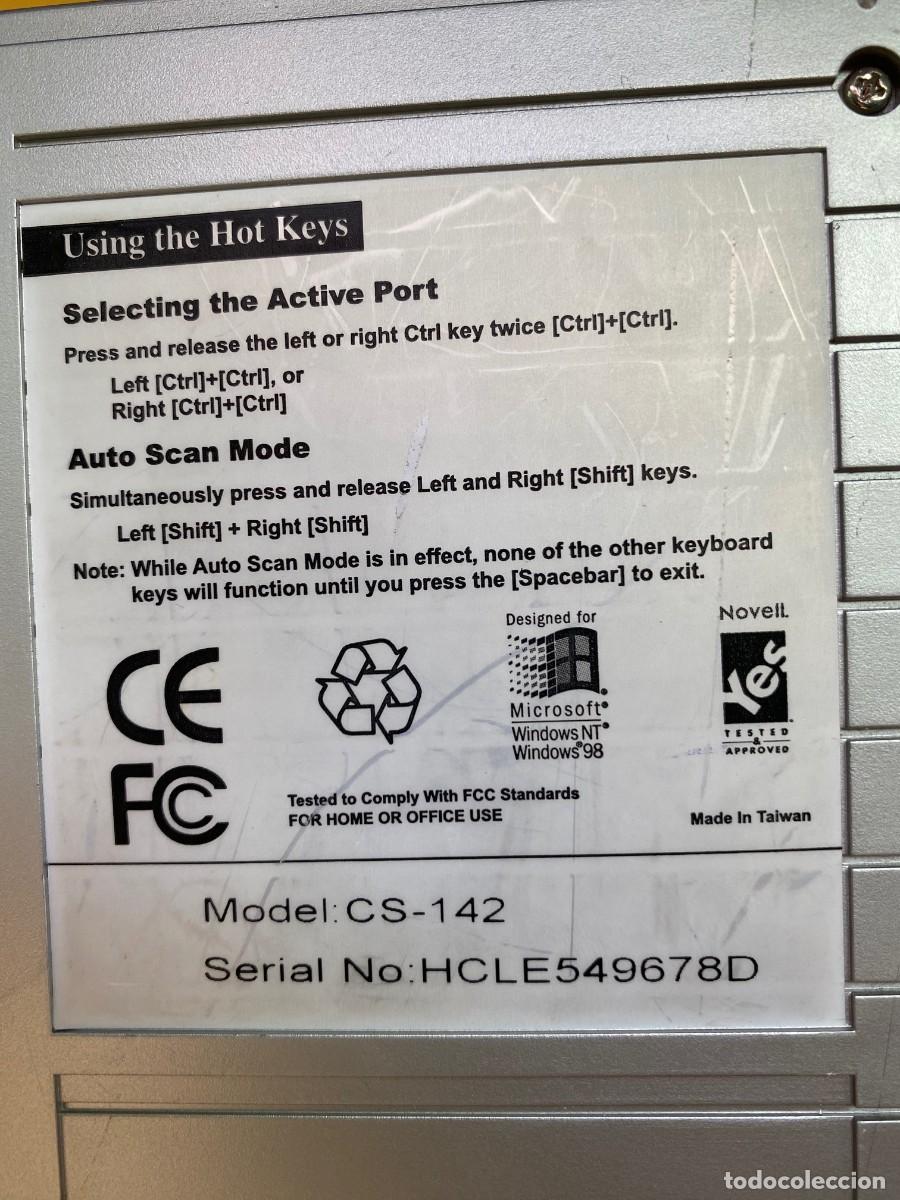 Antig&uuml;edades: CS-142 conmutador KVM con PS/2 integrado. - Foto 5
