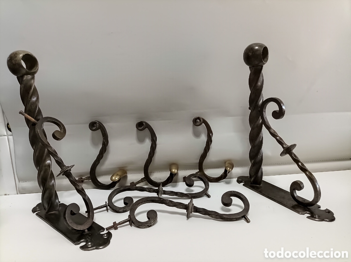 Antig&uuml;edades: Conjunto de Antiguos Herrajes de bronce - Foto 2