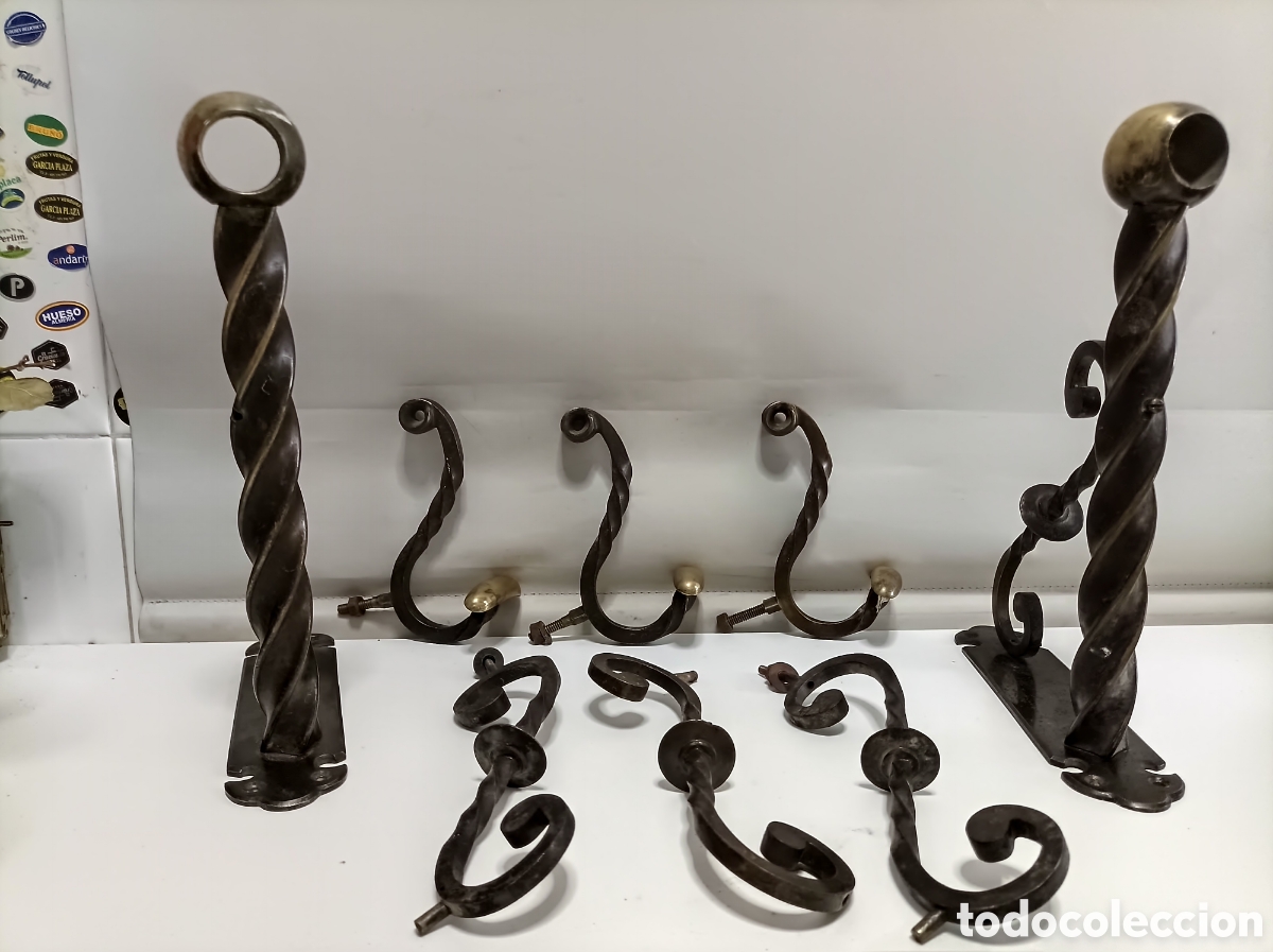 Antig&uuml;edades: Conjunto de Antiguos Herrajes de bronce - Foto 4