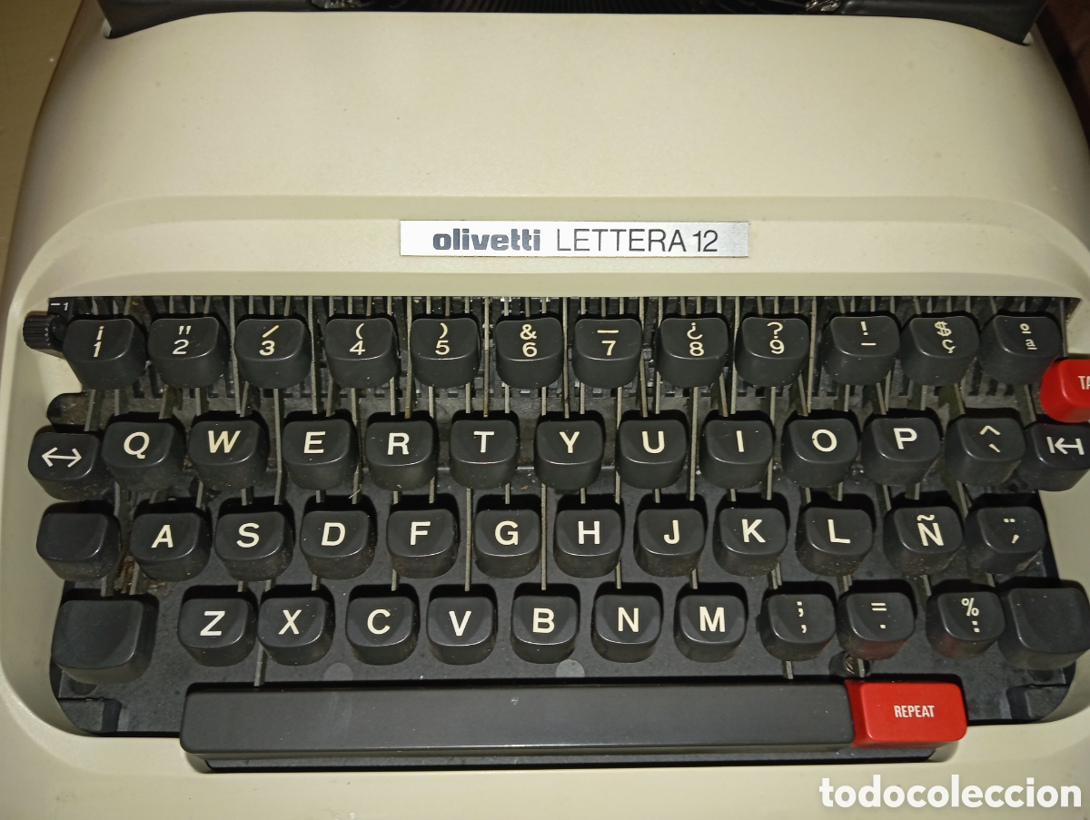 Antig&uuml;edades: MAQUINA DE ESCRIBIR- OLIVETTI LETTERA 12 - Foto 3