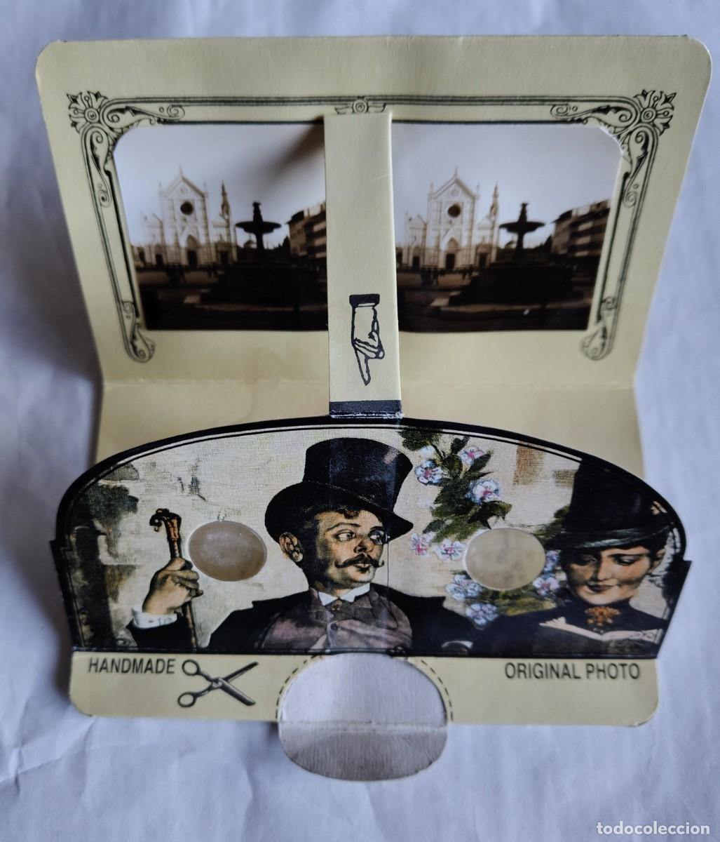 Antig&uuml;edades: 3 Postales estereosc&oacute;picas de colecci&oacute;n. Praga. Estereoscopios. - Foto 2