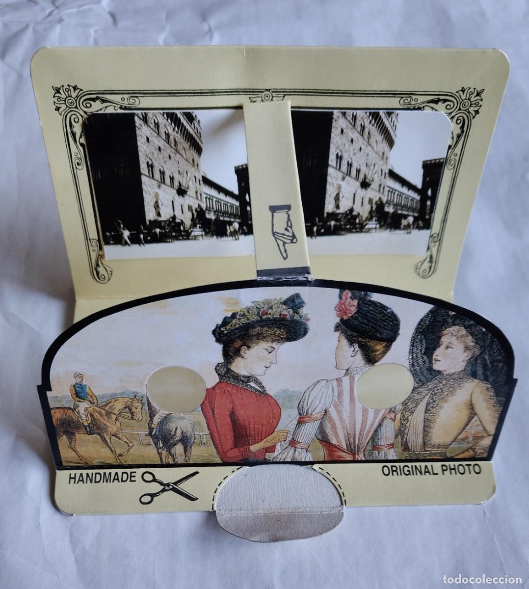 Antig&uuml;edades: 3 Postales estereosc&oacute;picas de colecci&oacute;n. Praga. Estereoscopios. - Foto 3