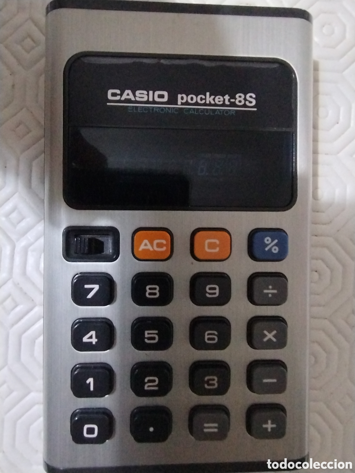 Antig&uuml;edades: Calculadora Casio pocket 8S - Foto 1