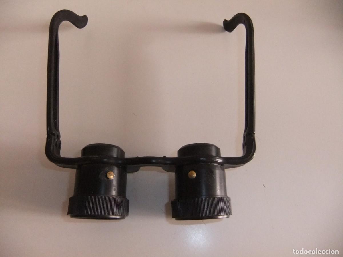 Antig&uuml;edades: gafas de relojero de plastico - Foto 3