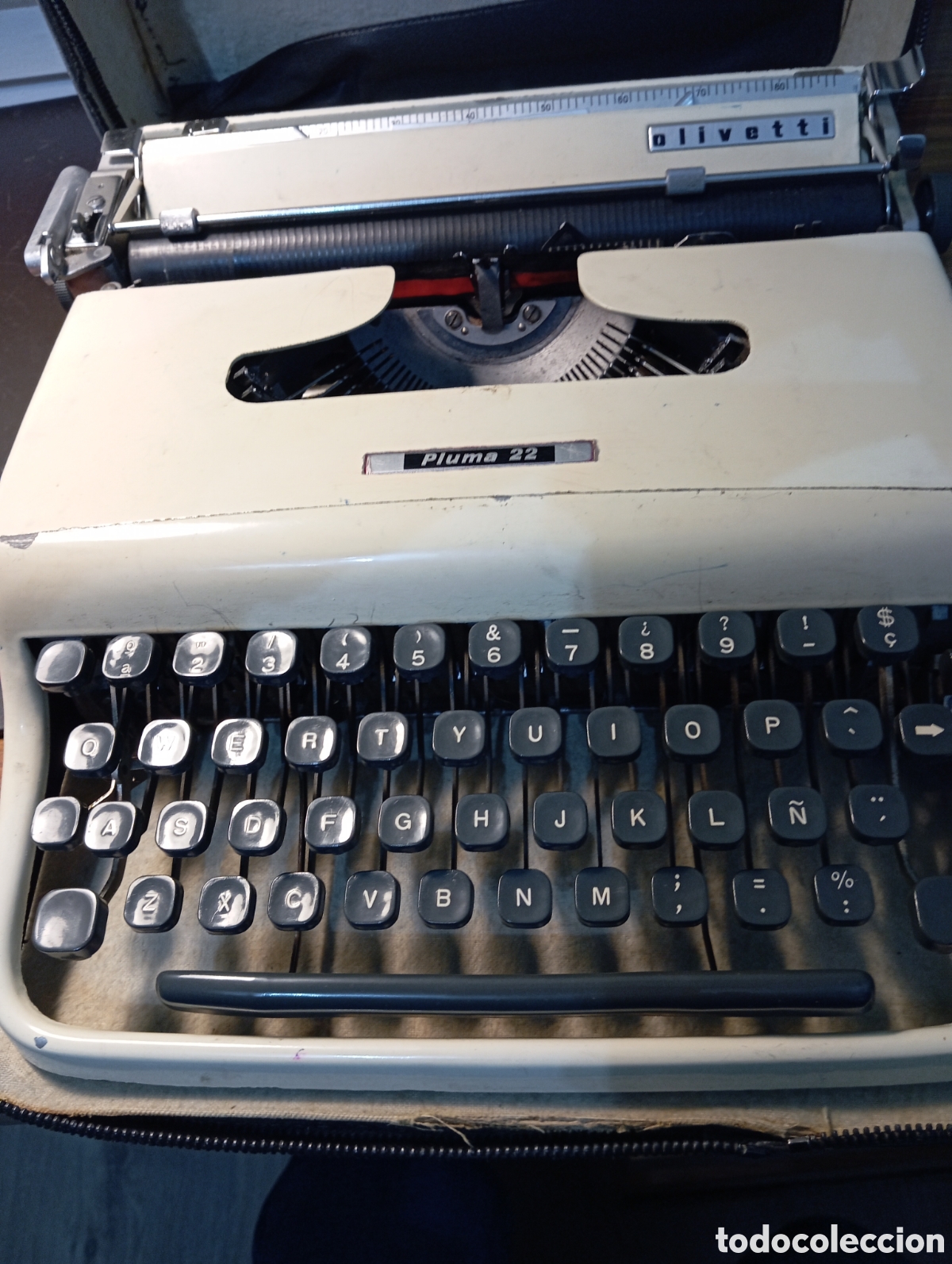Antig&uuml;edades: M&agrave;quina escribir Hispano Olivetti Pluma 22 - Foto 2