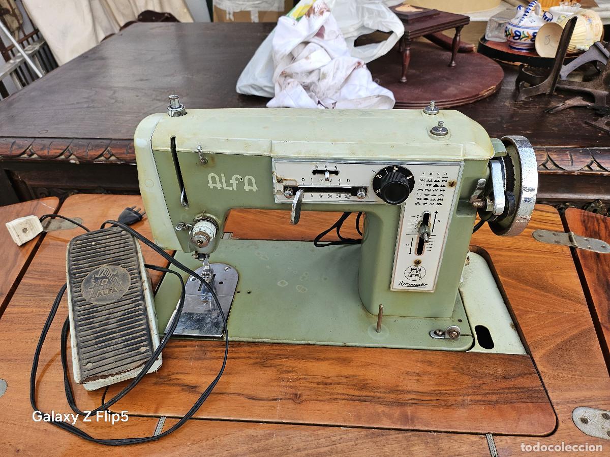 Antig&uuml;edades: maquina de coser electrica - Foto 2