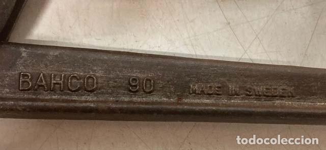 Antig&uuml;edades: Llave de fontanero BAHCO 90 - Foto 2