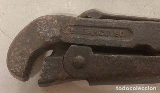 Antig&uuml;edades: Llave de fontanero BAHCO 90 - Foto 3