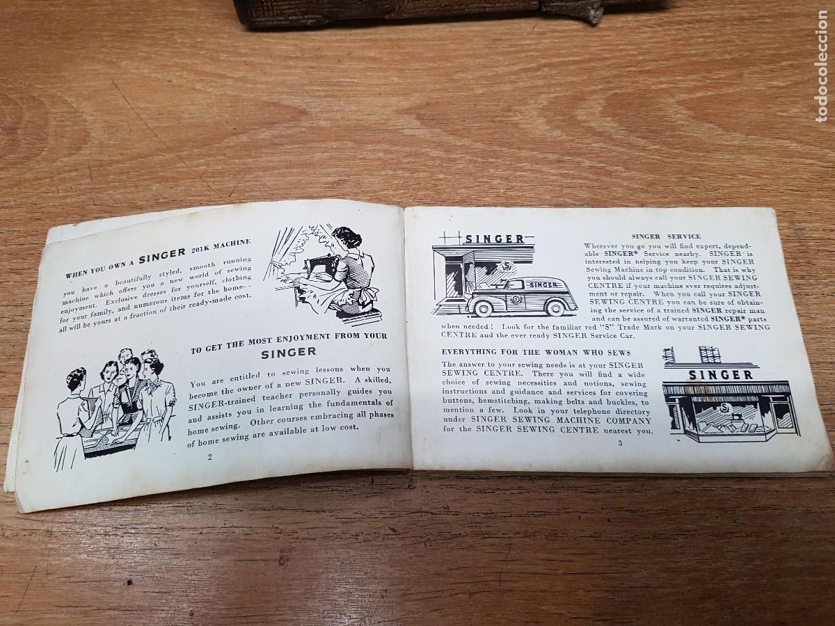 Antig&uuml;edades: CATALOGO SINGER MODELO 201 - Foto 4