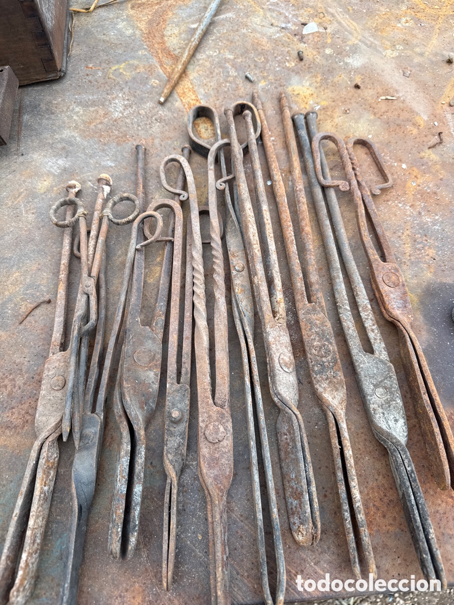 Antig&uuml;edades: Tenazas de forja antiguas - Foto 2