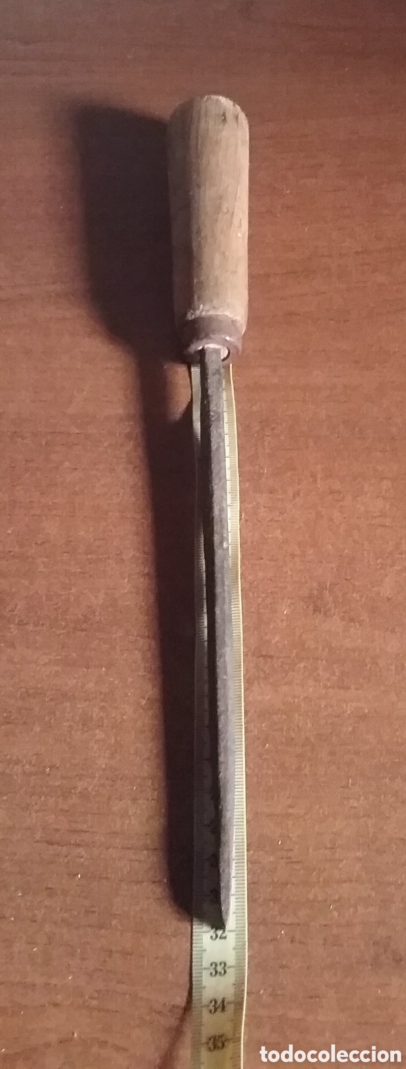 Antig&uuml;edades: ANTIGUO DESTORNILLADOR.MANGO DE MADERA. - Foto 3