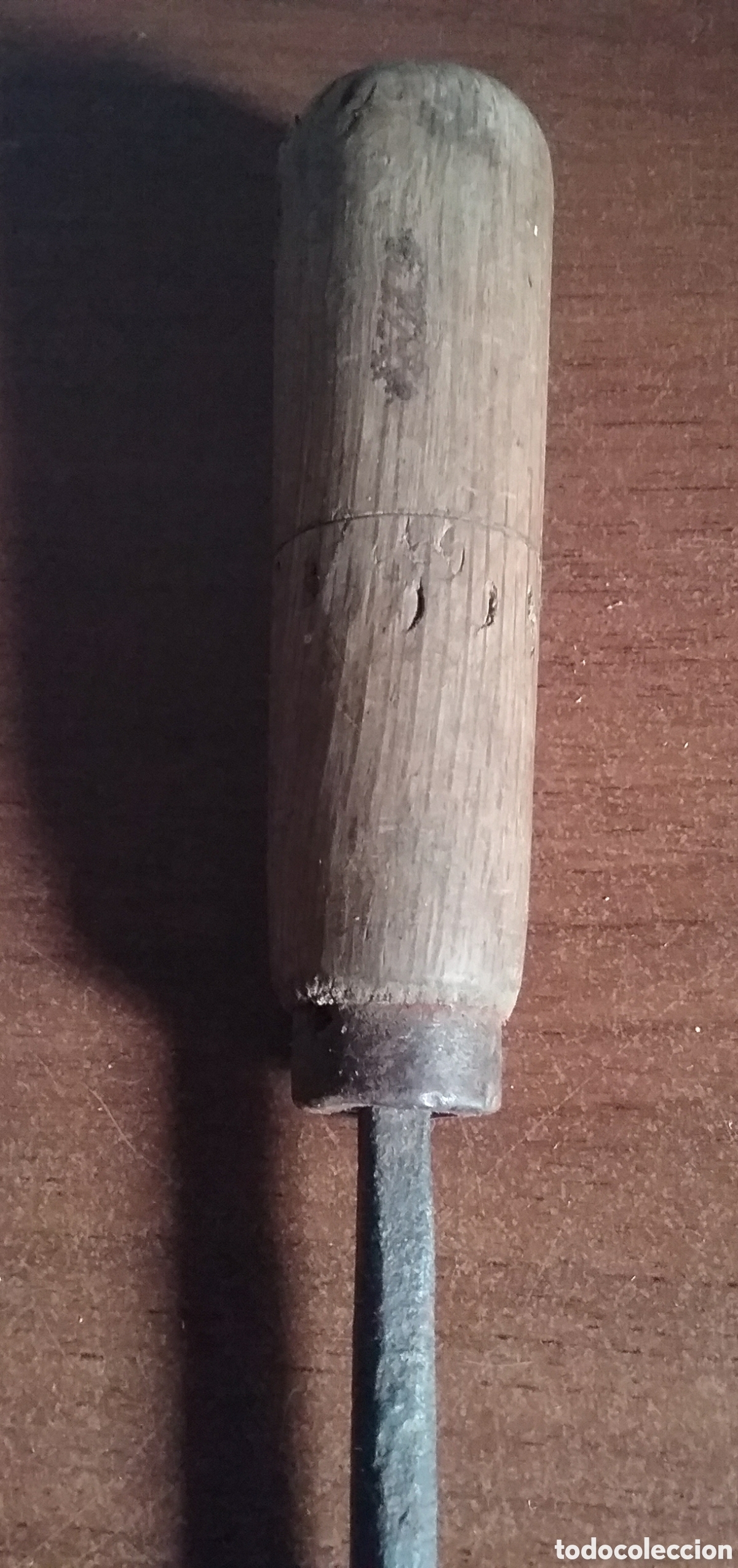Antig&uuml;edades: ANTIGUO DESTORNILLADOR.MANGO DE MADERA. - Foto 4