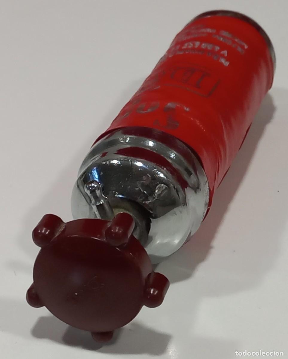 Antig&uuml;edades: MINI EXTINTOR CON SOPORTE Y RUEDA DE BAQUELITA - SOPIO - Foto 6