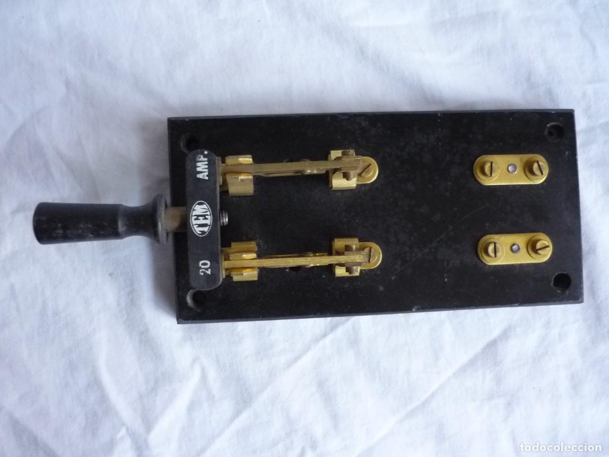Antig&uuml;edades: Antiguo interruptor de palanca TEM 20 Amp. - Foto 2