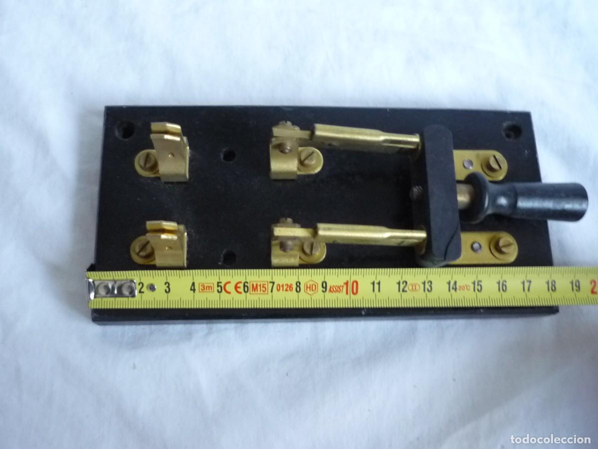 Antig&uuml;edades: Antiguo interruptor de palanca TEM 20 Amp. - Foto 11
