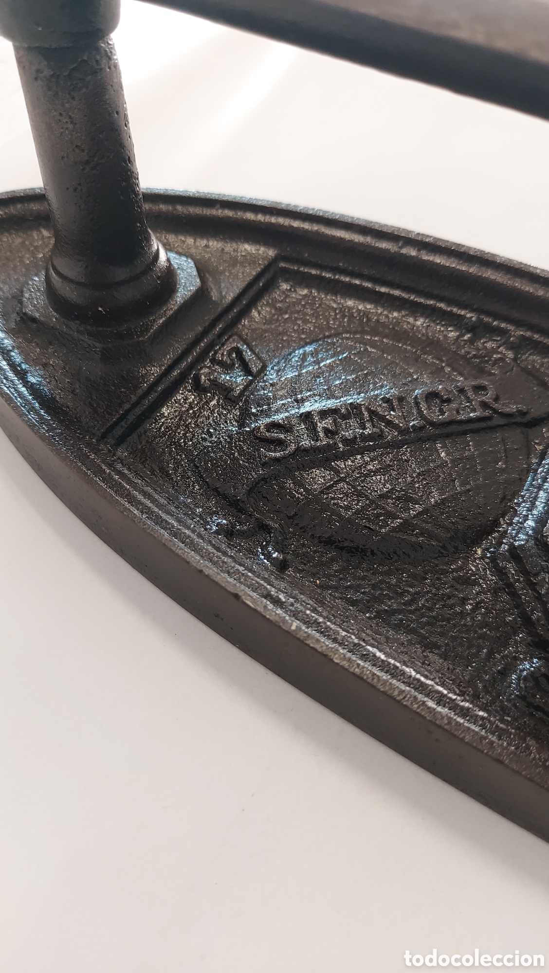 Antig&uuml;edades: Plancha de hierro fundido S.XIX - Foto 4