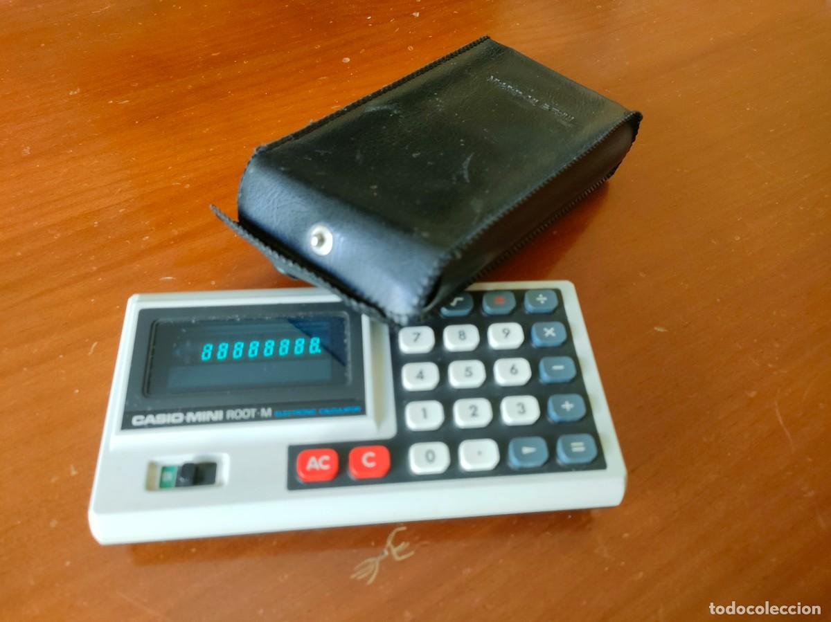 Antig&uuml;edades: CALCULADORA CASIO MINI ROOT M ELECTRONIC CALCULATOR - Foto 5
