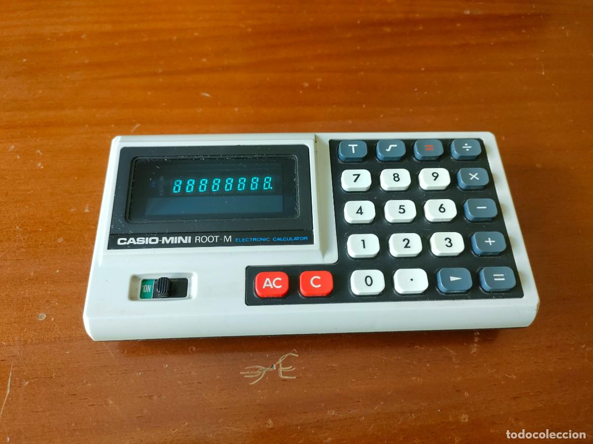 Antig&uuml;edades: CALCULADORA CASIO MINI ROOT M ELECTRONIC CALCULATOR - Foto 7