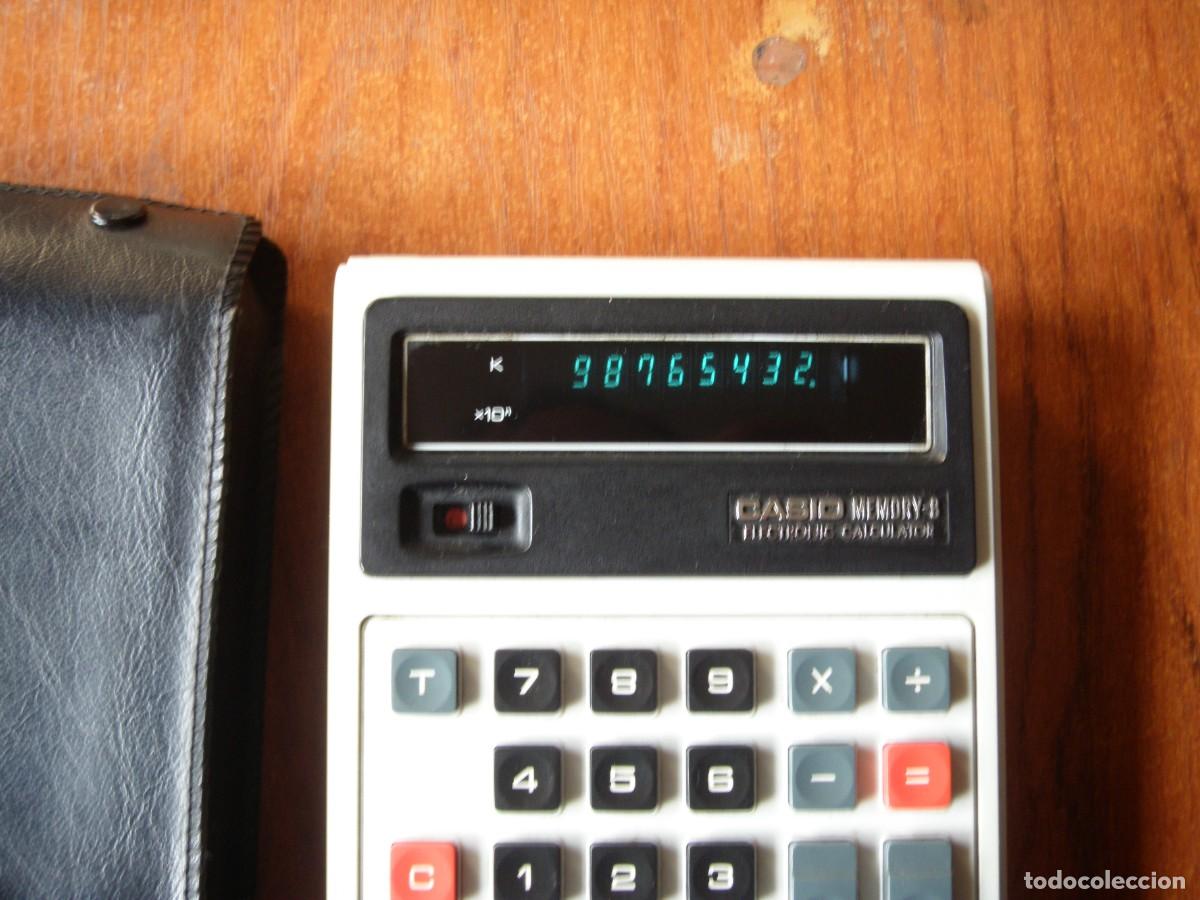 Antig&uuml;edades: CALCULADORA CASIO MEMORY 8 FUNCIONANDO RARA - Foto 1