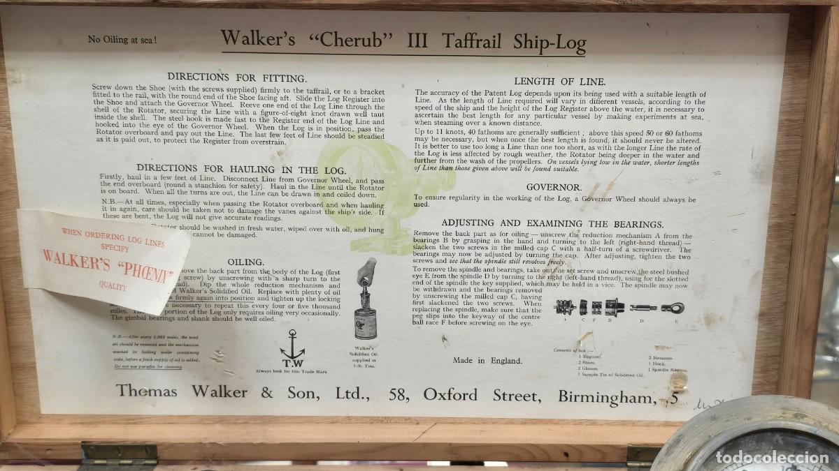 Antig&uuml;edades: Corredera de barco de Birmingham &rdquo;Cherub&rdquo;. Thomas Walker. - Foto 3