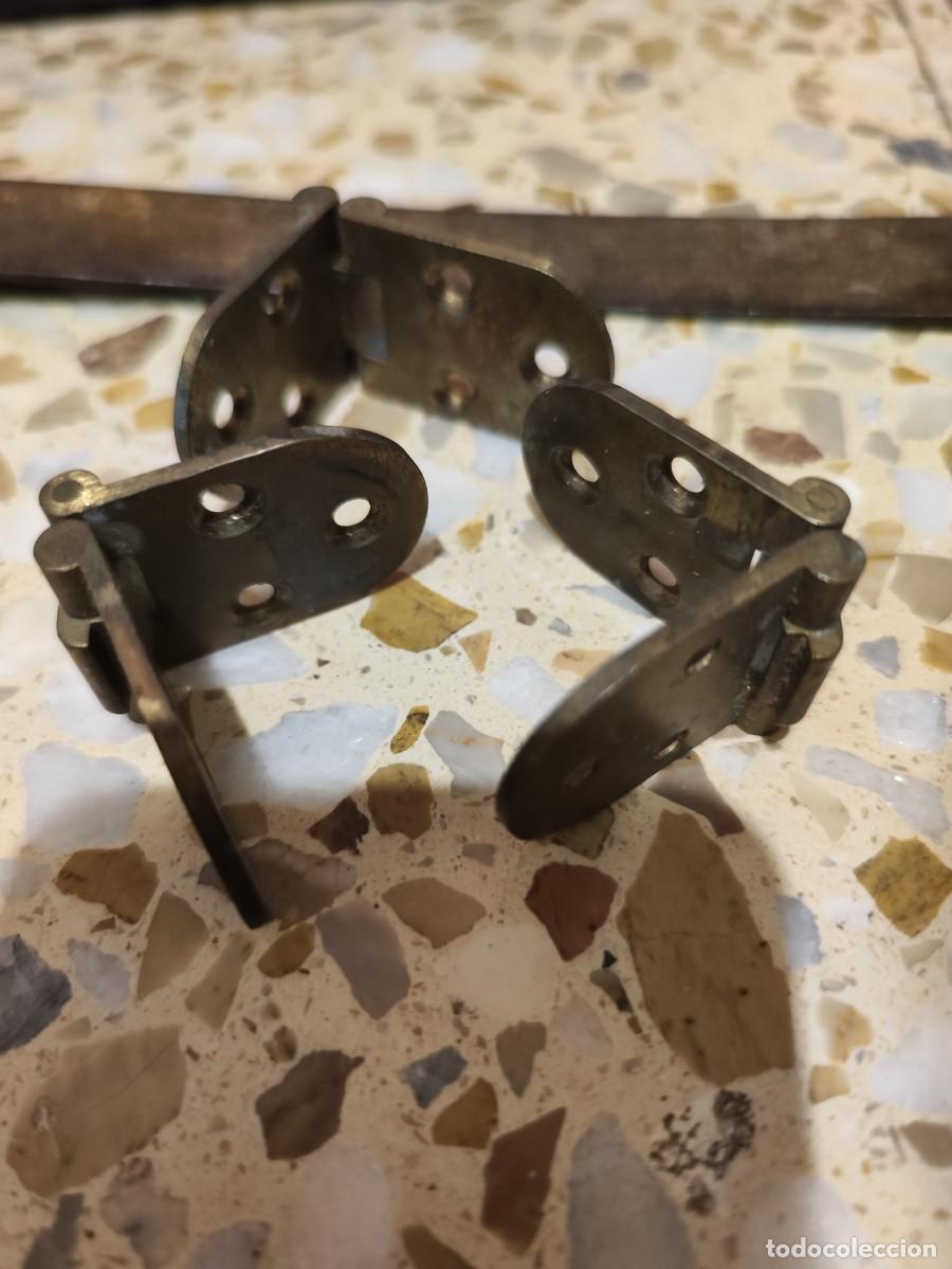 Antig&uuml;edades: Bisagras de mesa plegable - Foto 4