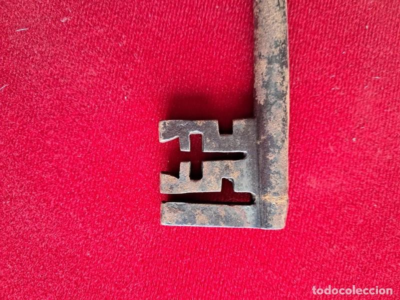 Antig&uuml;edades: ANTIGUA LLAVE HUECA, 15 CM - Foto 5