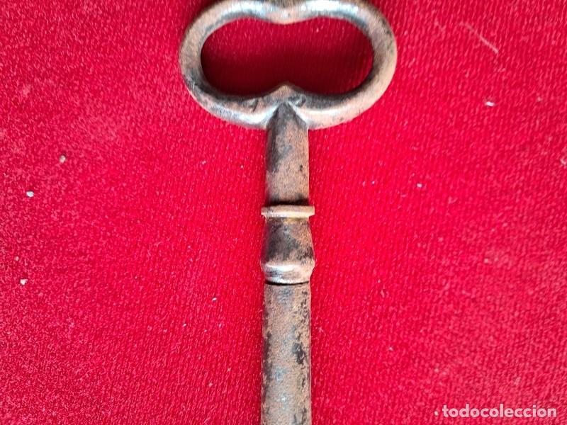 Antig&uuml;edades: ANTIGUA LLAVE HUECA, 15 CM - Foto 6