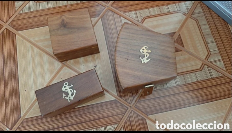 Antig&uuml;edades: Juego de sextante, catalejo y brujula - Foto 6
