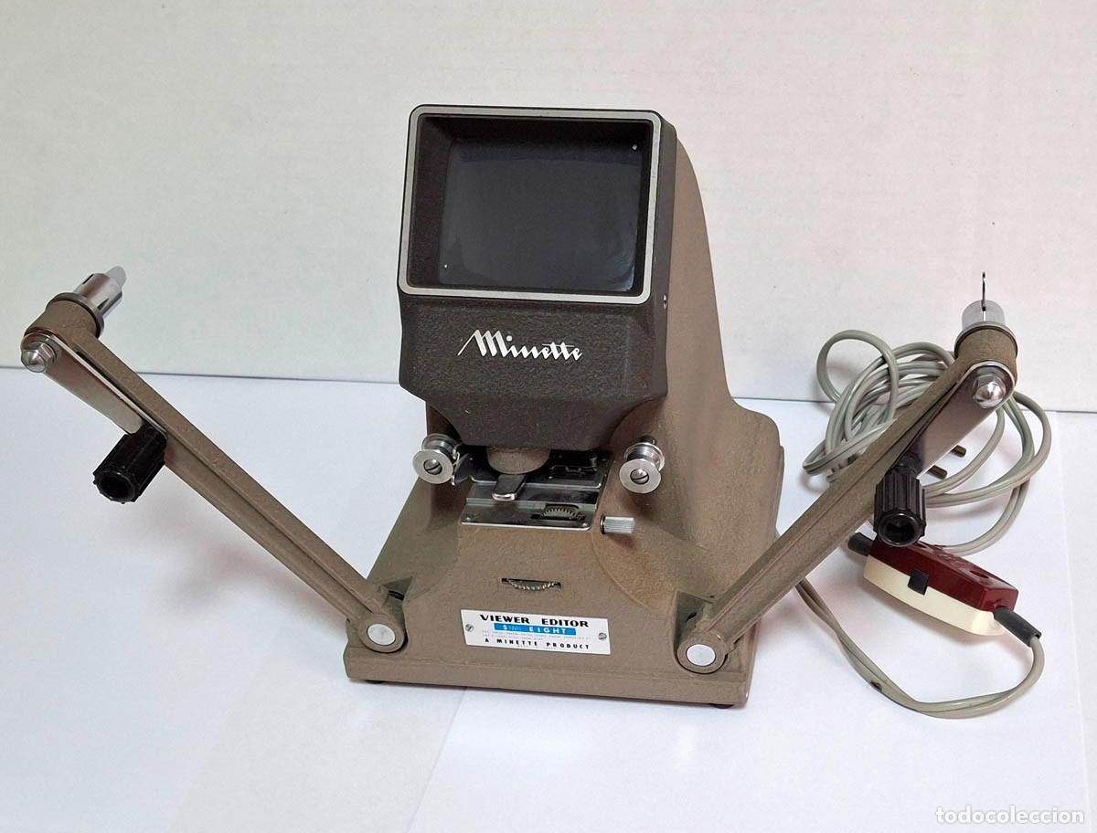 Antig&uuml;edades: VISOR EDITOR PARA PEL&Iacute;CULA 8 mm Y Super 8 MINETTE - Foto 1
