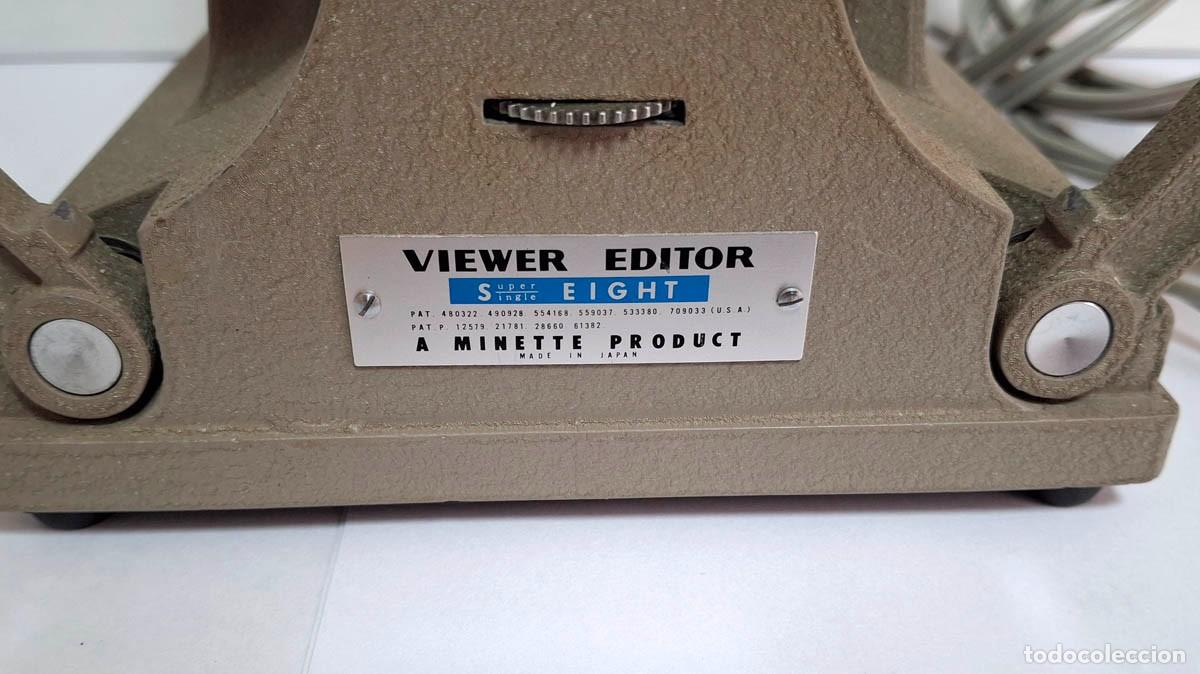 Antig&uuml;edades: VISOR EDITOR PARA PEL&Iacute;CULA 8 mm Y Super 8 MINETTE - Foto 2