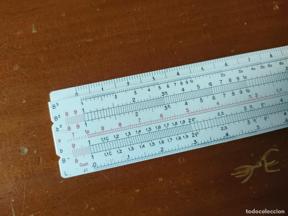 Antig&uuml;edades: REGLA DE CALCULO GRAPHOPLEX 612 SLIDE RULE SIN EL CURSOR - Foto 3