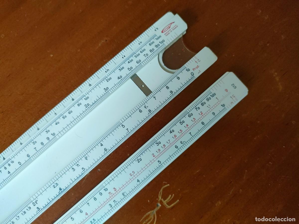 Antig&uuml;edades: REGLA DE CALCULO GRAPHOPLEX 612 SLIDE RULE SIN EL CURSOR - Foto 8