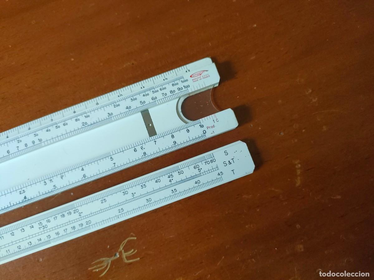 Antig&uuml;edades: REGLA DE CALCULO GRAPHOPLEX 612 SLIDE RULE SIN EL CURSOR - Foto 11