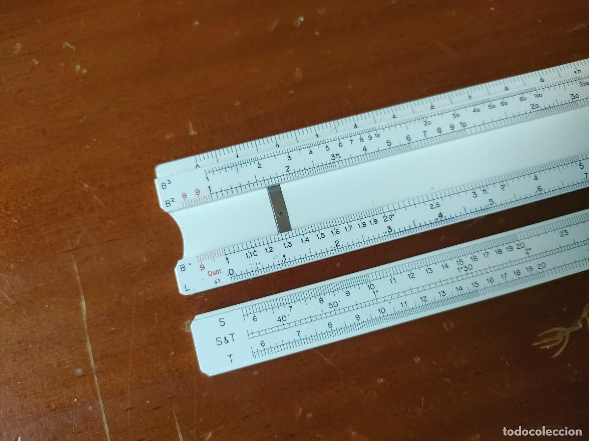 Antig&uuml;edades: REGLA DE CALCULO GRAPHOPLEX 612 SLIDE RULE SIN EL CURSOR - Foto 12