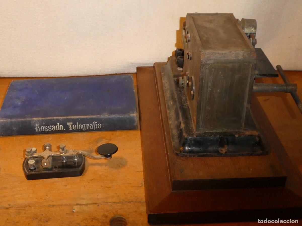 Antig&uuml;edades: TELEGRAFO TRANSMISOR, Y PERFORADOR, DE CINTA DE PAPEL - Foto 5