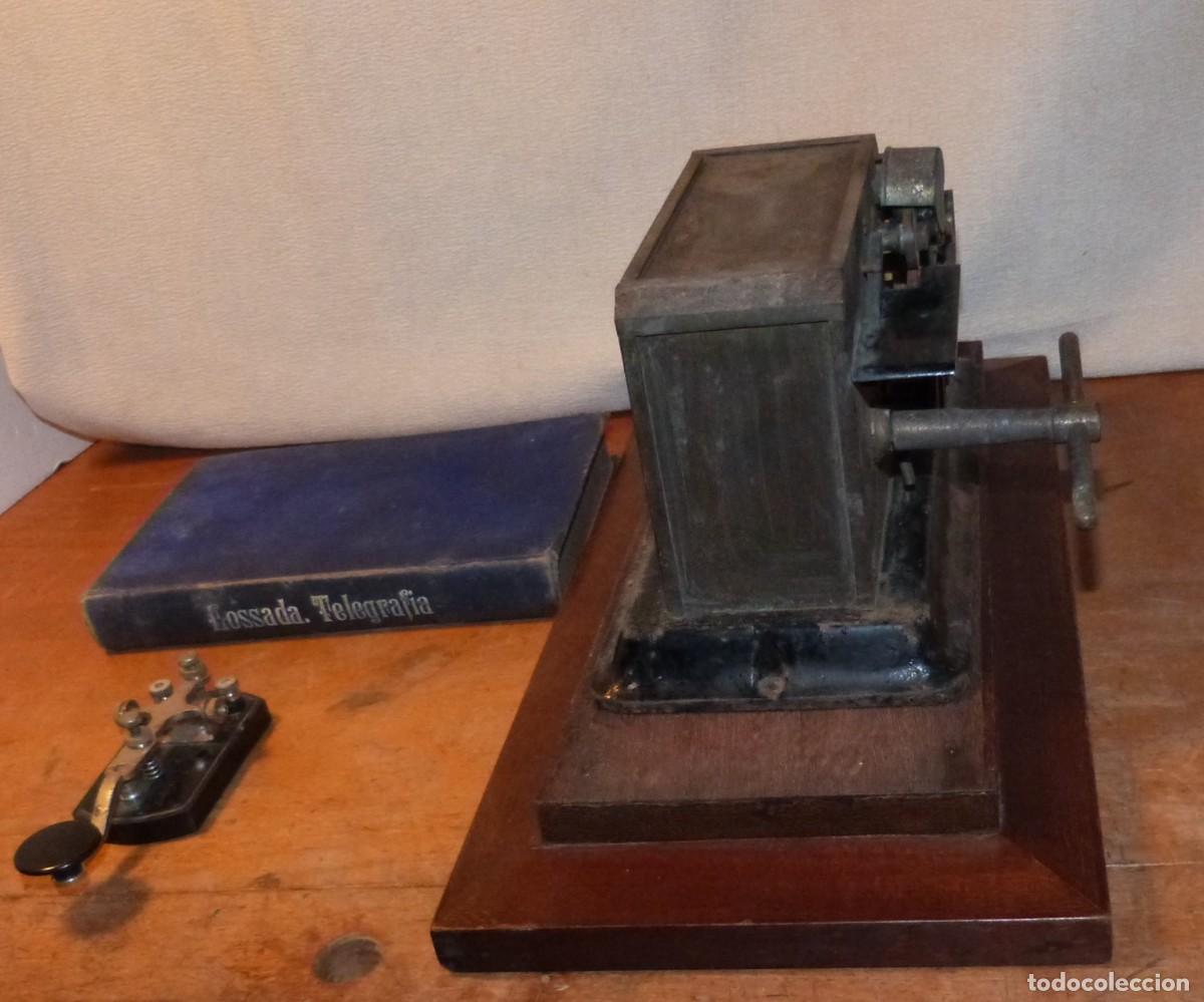 Antig&uuml;edades: TELEGRAFO TRANSMISOR, Y PERFORADOR, DE CINTA DE PAPEL - Foto 6