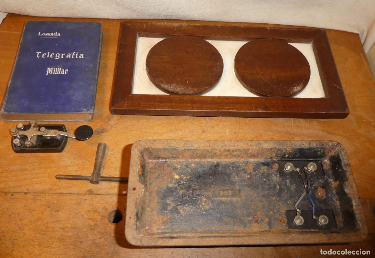 Antig&uuml;edades: TELEGRAFO TRANSMISOR, Y PERFORADOR, DE CINTA DE PAPEL - Foto 8
